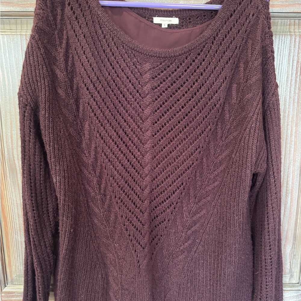 Maurices Deep Purple Sweater